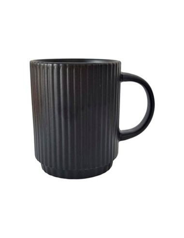 Jarro Mug 384ml Ceramica Rayada 0511292-0510460 Mish02