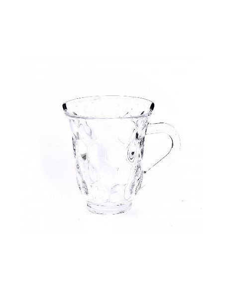 Taza Cafe X 6 Vidrio Bombe-glass 180-190ml 27700- C5050 Ben02 Dec01