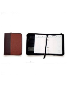 Agenda 2025 27x22 Diaria C/cierre Cuero Carpincho Comb. 33373-37073 Mas01