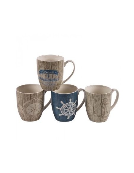 Jarro Mug 400ml Ceramica Estamp Surt. 0510153 0510152 Mish02-101007-101039-101048-101175-101188 Dsa01