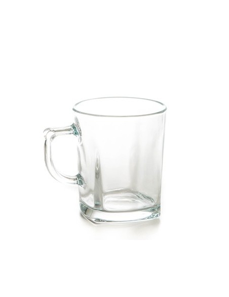 Taza X6 400ml Vidrio  Rayas/lisa Caja 31420  C4760 Ben02 Dec01