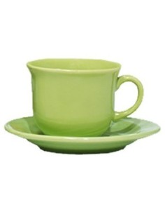 Taza C/plato Verde Manzana Ae04.5010 Mer01 (b12)