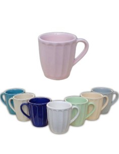 Jarro Mug 330cc Bombe Rayado Vainilla Art940  20-25-27 Mta01 Tco01