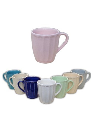 Jarro Mug 330cc Bombe Rayado Vainilla Art940  20-25-27 Mta01 Tco01