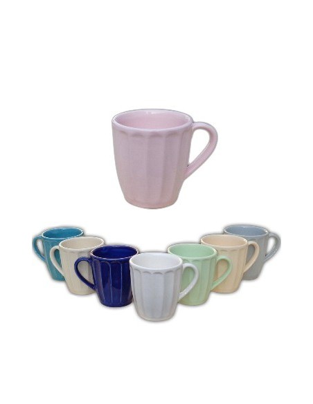 Jarro Mug 330cc Bombe Rayado Vainilla Art940  20-25-27 Mta01 Tco01