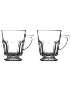 Jarro X2 Vidrio C/pie Casablanca Pasabahce En Caja 55202 Bath02 (m) (m)