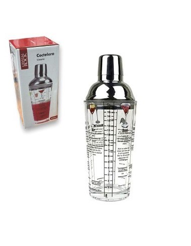 Coctelera 450ml Vidrio C/medida 57916400 Cr02