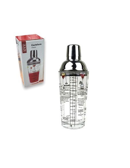 Coctelera 450ml Vidrio C/medida 57916400 Cr02