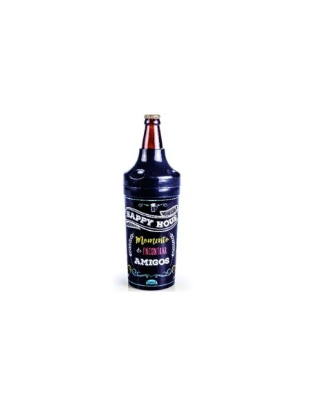 Porta Botella Plast. 1lt Estampado 4969 Sie01 (p)