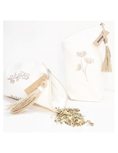 Yerbera/azucara 20x13cm Tela Estampada Patagonia Et01