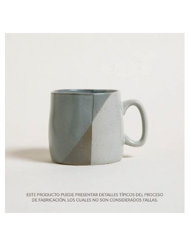 Jarro Mug 505ml Bajo Col. Gris 510212 Mish02