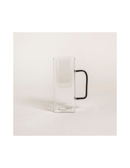 Jarro Mug 390ml Cuadrado Borosilicato 0435071 Mish02