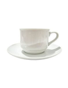 Taza C/plato Ceramica 250cc 113-12101 Lab02 (b6)
