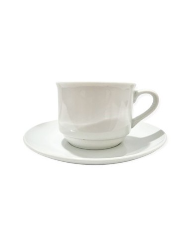 Taza C/plato Ceramica 250cc 113-12101 Lab02 (b6)