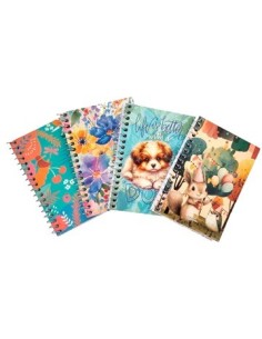 Libreta 11x8 T/flex. C/esp. Raya X 60hjs Fantasia L8230r Nor-pac (20)