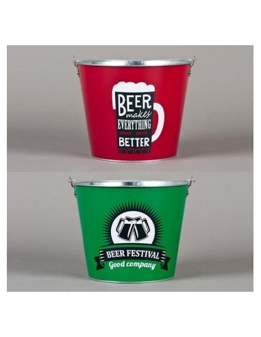 Balde/hielera 20x23cm Laton Surtido 15810452/25600749/25600750 25600748 Tal01 (p)