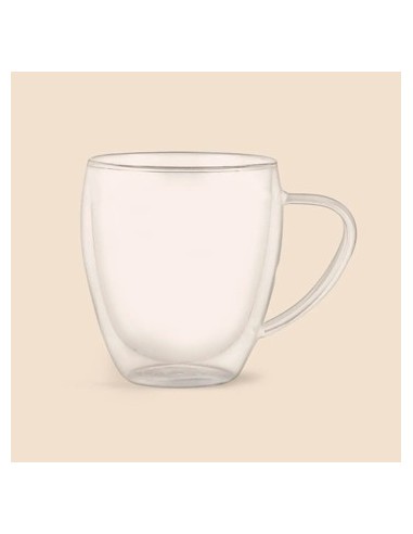 Taza Vidrio 350ml Doble Fondo Ee-43617 Rk2408051 Sf01 Rec01