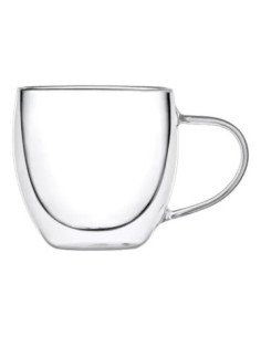 Taza Cafe 250ml Doble Vidrio C/asa Fg240011 Ori02