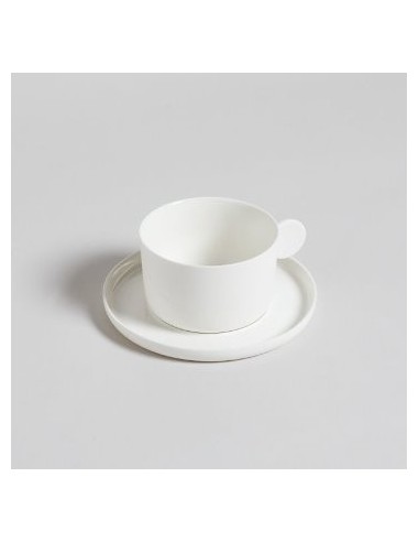 Set X6 Tazas Cafe 200ml Porcelana Opaca C/plato Capri 511993 Mish01