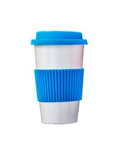 Vaso Termico Ceramica C/ Tapa Silicona G316s Genko (m) (p)