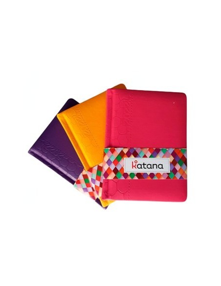 Agenda 2026 A6 10x15 Diaria Encuad. Simil Cuero 3 Colores Katana 519684  Pen01