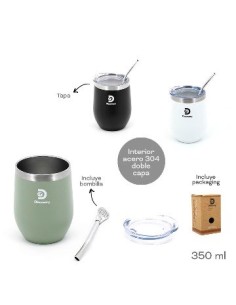 Mate Discovery 350ml Termico C/tapa  Col. Surt. 18497 Tar02