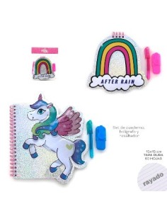 Cuaderno 15x21 Fantasia Holograf/liso Mod. Surt 15424/15425/15426/15427/15428 Tar02