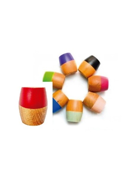 Mate Madera Pintado Mitad Colores Surt. 20430 Mar02 (p)