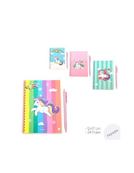 Libreta 12x17 C/esp. Boligrafo Trendi Fantasia 11972-15227-15132 15455-15457 Tar02