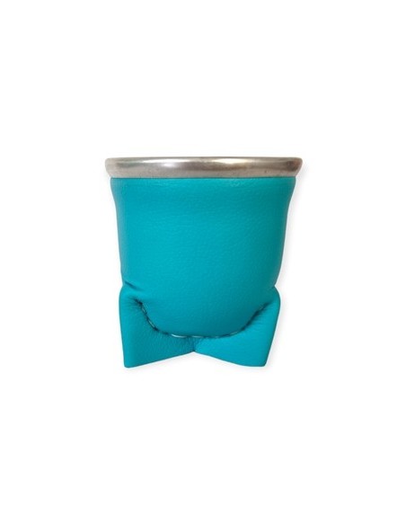 Mate Vidrio Forrado Pie C/bombilla Art05 (m) (p)