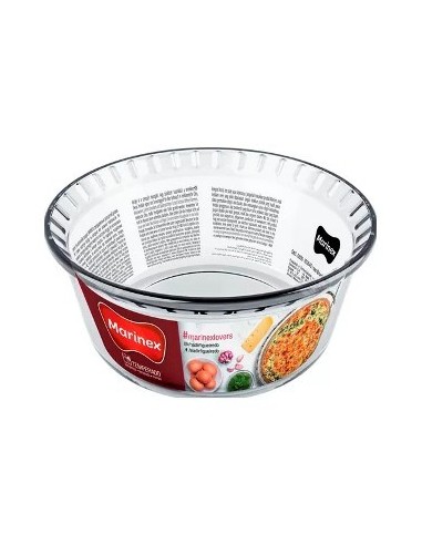 Molde Soufle P/horno 1.40lts Vidrio 638601 Nar01