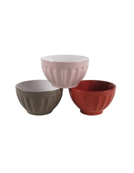 Bowl 12cm Facetado Colores Surt. Mate 4191516 Dsa01