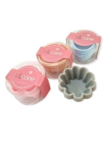Molde Muffins Formas X 4 Silicona 5033 Ori02 (b12)