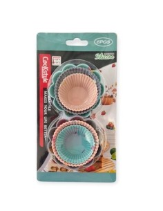 Molde Muffins X 6 Silicona 046ba8513 Dol01