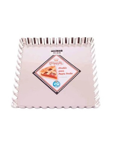 Molde Pastafrola Desmontable 24cm Cuad. 0943/02 Nup01