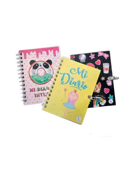 Diario Intimo 13x18 C/ Esp. Glitter Magia 1049 Rey02