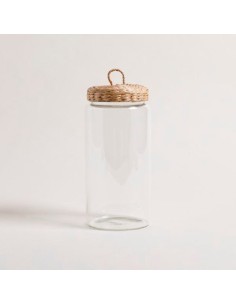 Frasco 1300ml Vidrio C/tapa Seagrass Bali  0127022 Mish02