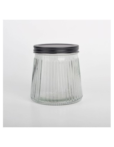 Frasco 1000ml Vidrio Red. Raya T/negra C5202n Dec01 (b6)