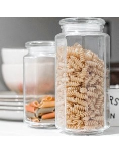 Frasco 27cm Vidrio Octogonal113-18835 Lab02