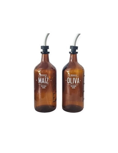 Aceitera 500ml Vidrio Oliva/maiz/aceto A-01/a-02/a-03 Sir01