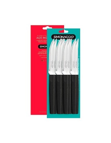 Cuchillo Mesa X12 M/plast. Simonaggio 9824/12n Mat01