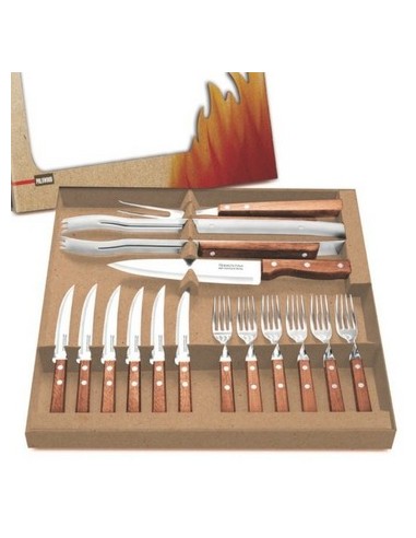 Juego Cubiertos 15 Pzas P/asado Dynamic Tramontina 22399/028  Myf01 Dip01 (b10) (p)