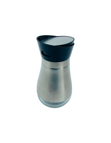 Salero 11cm Vidrio Y Acero C/ Tapa Plast. Fg000531 Df50247 Pk01 46ba8278 Dol01 Ori02