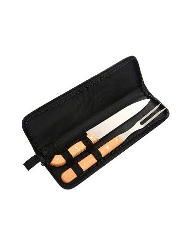Set Asado X3 En Estuche C/cierre 57915496 Cr02 (p)
